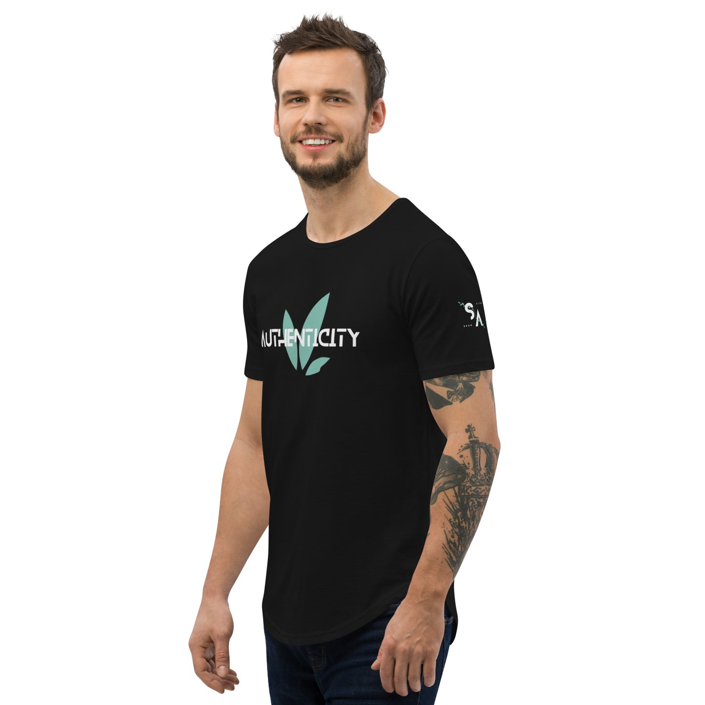 Men's Curved Hem T-Shirt